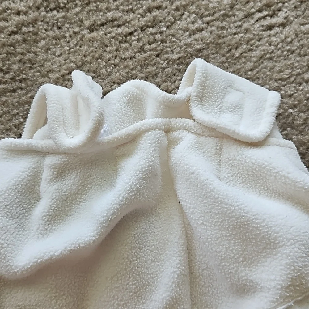 Halo Micro Fleece Swaddle Sleep Sack Newborn 0-3M Cream